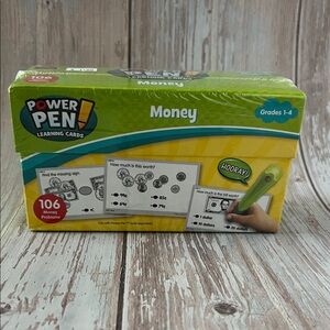 POWER PEN! Money Learning Cards — Green and Yellow
